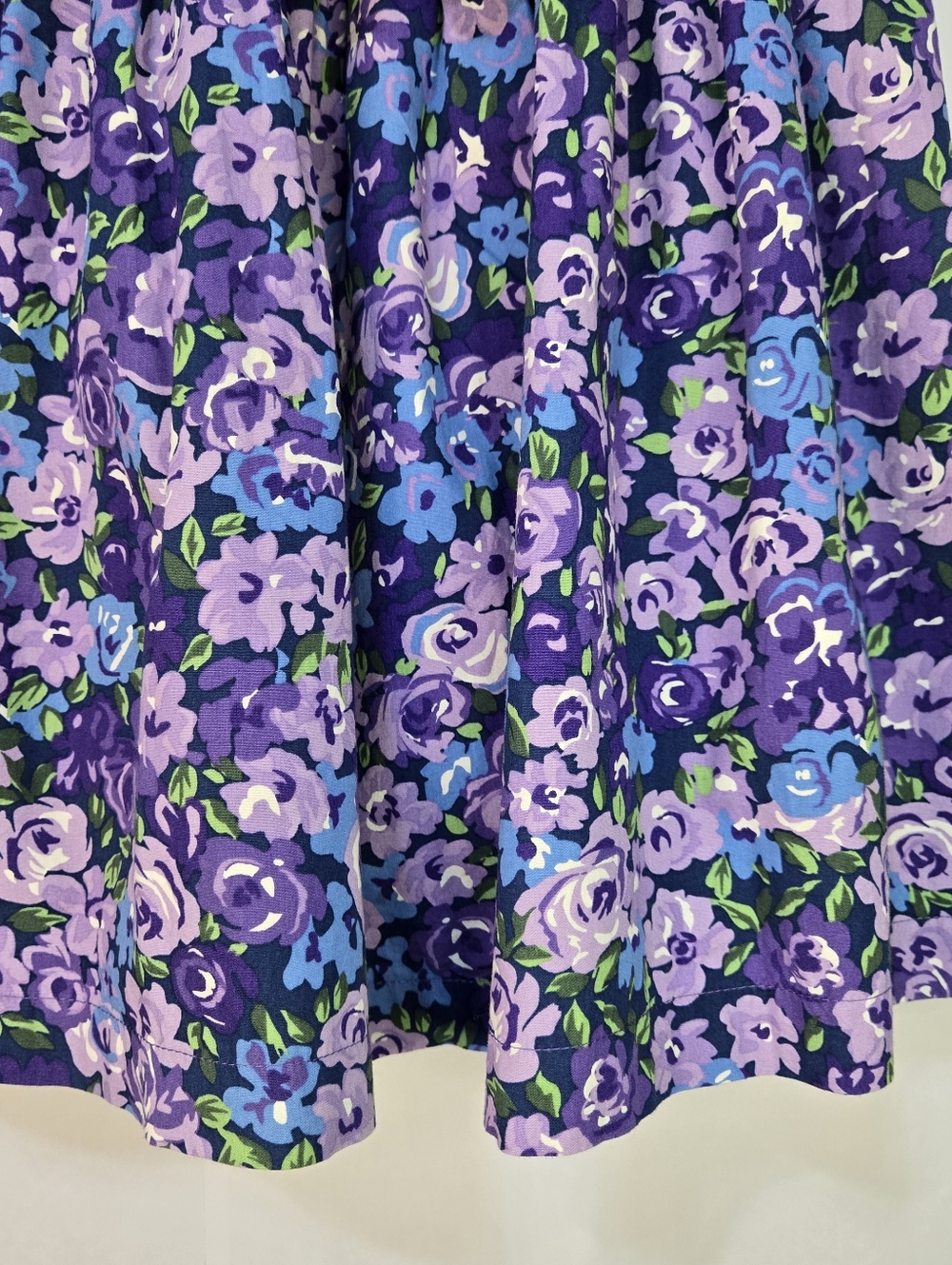 PLACE Girls Size 5 Purple Floral Sundress with Bow Detail & Zipper Back - Picture 5 of 8